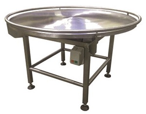 All Stainless Steel Rotary Turntable, Tubular Product Retainer